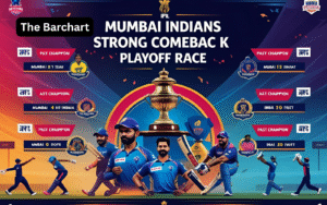 IPL Points Table: Mumbai Indians Eye Comeback in Playoff Race 