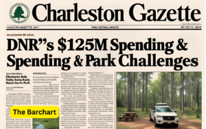 Charleston Gazette Reveals DNR's $125M Spending & Park Rollout Challenges