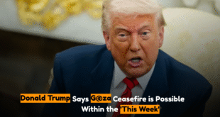 Donald Trump Says’ G@za Ceasefire is Possible Within the ‘This Week’