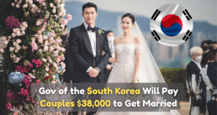 Gov of the South Korea Will Pay Couples $38,000 to Get Married