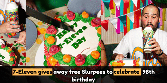 7-Eleven gives away free Slurpees to celebrate 98th birthday