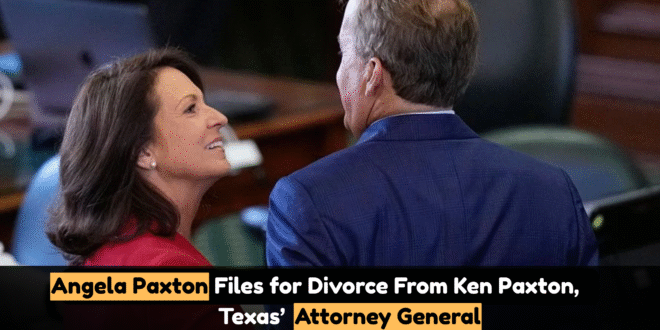 Angela Paxton Files for Divorce From Ken Paxton, Texas’ Attorney General