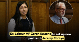 Ex-Labour MP Zarah Sultana to set up new party with Jeremy Corbyn