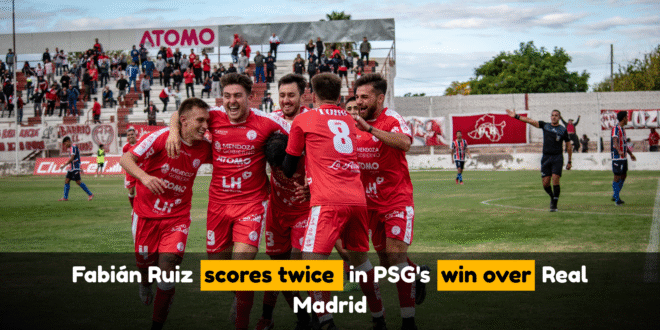 Fabián Ruiz scores twice in PSG's win over Real Madrid