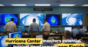 Hurricane Center monitors potential tropical development near FloridaTropical Monitor and  Low‑Pressure System