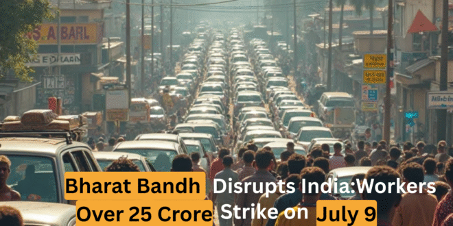 Bharat Bandh Disrupts India: Over 25 Crore Workers Strike on July 9
