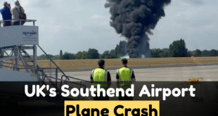 UK’s Southend Airport crash sends plane into flames