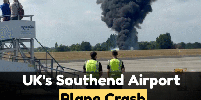 UK's Southend Airport crash sends plane into flames