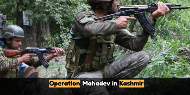 Operation Mahadev in Kashmir