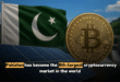 Pakistan has become the 8th-largest cryptocurrency market in the world