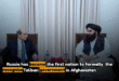 Russia has become the first nation to formally recognise the Taliban government in Afghanistan