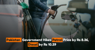 Pakistan Government Hikes Petrol Price by Rs 8.36, Diesel by Rs 10.39