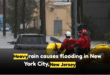 Heavy rain causes flooding in New York City, New Jersey